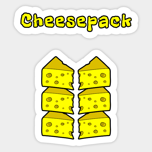 Cheesepack Sticker by Mamon